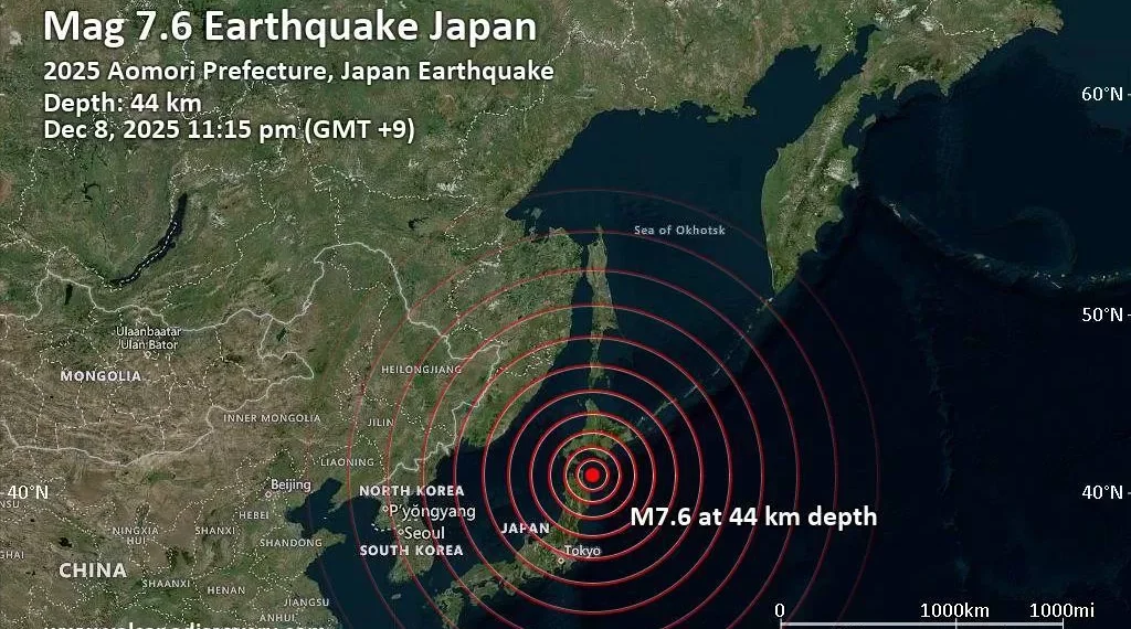 Jepang Diterjang Gempa M 7.6: Fakta Tsunami Kecil dan Imbas ke Shinkansen Gempa M 7.6 mengguncang Jepang dan memicu tsunami kecil di dua lokasi, menyebabkan gangguan kereta Shinkansen serta pemeriksaan infrastruktur. (Foto: Batam Pos)