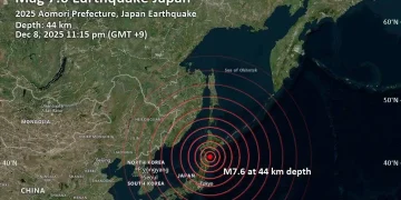 Gempa M 7.6 mengguncang Jepang dan memicu tsunami kecil di dua lokasi, menyebabkan gangguan kereta Shinkansen serta pemeriksaan infrastruktur. (Foto: Batam Pos)