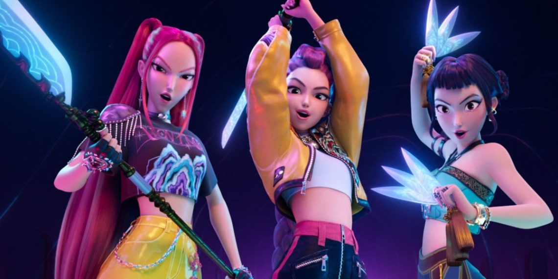 KPop Demon Hunters terpilih sebagai Breakthrough of the Year 2025 oleh TIME, menandai dampak global besar dari film animasi ini. (Foto: Netflix)