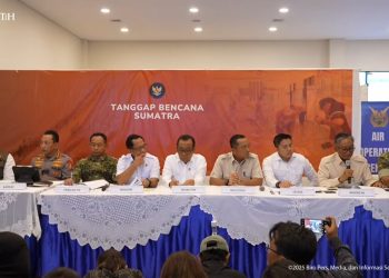 Istana menegaskan penanganan banjir dan longsor di Sumatra dilakukan secara nasional dengan pendanaan dari pemerintah pusat. (Foto: Youtube / Sektretariat Presiden)