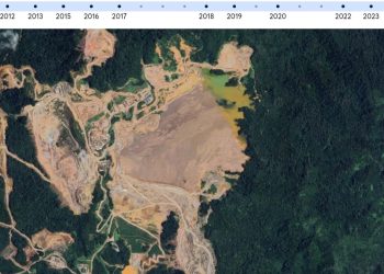 Warganet memanfaatkan Google Earth untuk mengungkap hutan gundul dan dugaan tambang ilegal yang disebut memicu banjir dan longsor di Sumatra. (Foto: Dok. X/@stravenues)