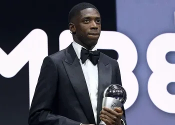 Ousmane Dembele meraih gelar Pemain Terbaik FIFA usai tampil impresif dan membawa PSG meraih banyak gelar musim lalu. (Foto: Getty Images)