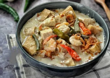 Resep sayur tahu gurih santan, lauk rumahan sederhana yang hangat, hemat, dan cocok untuk keluarga. Lengkap dengan bahan, cara membuat, dan tips. (Foto: instagram.com/hanhanny)