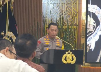 Kapolri Listyo Sigit merespons anggapan no viral no justice dan menegaskan Polri tetap menangani laporan masyarakat meski tidak viral di media sosial. (Foto: Herianto/detikcom)