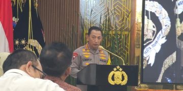 Kapolri Listyo Sigit merespons anggapan no viral no justice dan menegaskan Polri tetap menangani laporan masyarakat meski tidak viral di media sosial. (Foto: Herianto/detikcom)