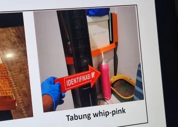 Polisi mengungkap hasil uji forensik tabung pink yang ditemukan di apartemen Lula Lahfah dalam kasus kematian sang selebgram. (Foto: ANTARA/Luthfia Miranda Putri/aa)