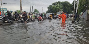 BPBD DKI Jakarta memastikan seluruh genangan banjir di ibu kota telah surut per Senin dini hari setelah hujan deras melanda. (Foto: KOMPAS.com/Ridho Danu Prasetyo)