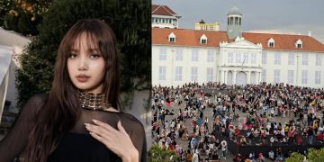 Gedung Jasindo di Kota Tua Jakarta menjadi lokasi syuting film Korea yang dibintangi Lisa BLACKPINK. Polisi siapkan rekayasa lalu lintas. (Foto: Kolase tvOnenews/Instagram)