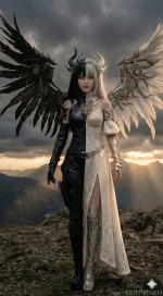 Angel & Dark Angel Collection: The Duality of Celestial and Fallen Forms - Gambar 6