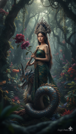 Whispers of Nusantara: Ethereal Indonesian Fantasy & Cultural AI Art - Gambar 37