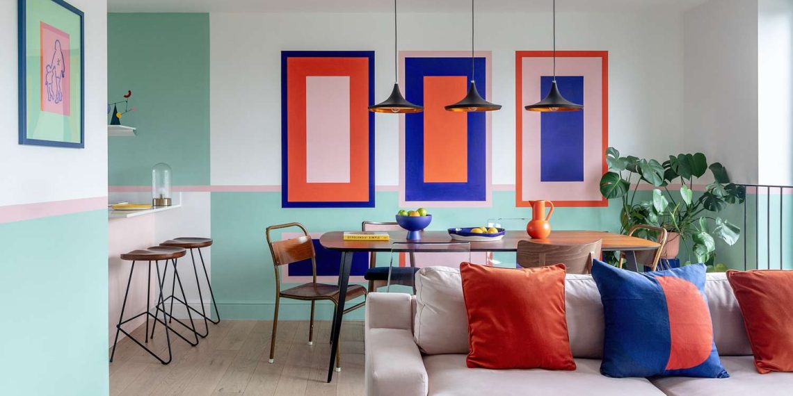 Dekorasi dopamine menghadirkan warna cerah dan elemen unik untuk meningkatkan mood di rumah. (Foto: marthastewart.com)