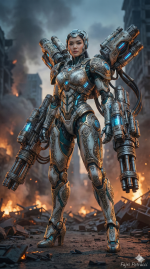 Steel Angel: Rise from the Ruins (Heavy Mecha & Post-Apocalyptic Art) - Gambar 9