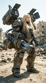 Steel Angel: Rise from the Ruins (Heavy Mecha & Post-Apocalyptic Art) - Gambar 14