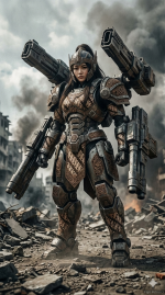 Steel Angel: Rise from the Ruins (Heavy Mecha & Post-Apocalyptic Art) - Gambar 12
