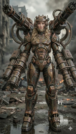 Steel Angel: Rise from the Ruins (Heavy Mecha & Post-Apocalyptic Art) - Gambar 11