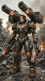 Steel Angel: Rise from the Ruins (Heavy Mecha & Post-Apocalyptic Art) - Gambar 18