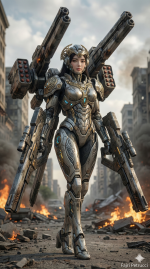 Steel Angel: Rise from the Ruins (Heavy Mecha & Post-Apocalyptic Art) - Gambar 8