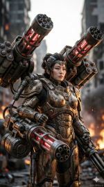 Steel Angel: Rise from the Ruins (Heavy Mecha & Post-Apocalyptic Art) - Gambar 5