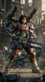 Steel Angel: Rise from the Ruins (Heavy Mecha & Post-Apocalyptic Art) - Gambar 4