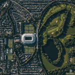 Aerial Hidden Face Pareidolia: Surreal Urban Landscapes & Optical Illusions - Gambar 5