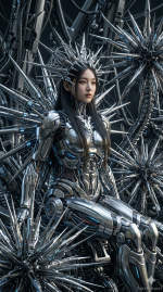 Synthetic Ascension: Angels of Steel & Code (Biomechanical Cyberpunk Art) - Gambar 11