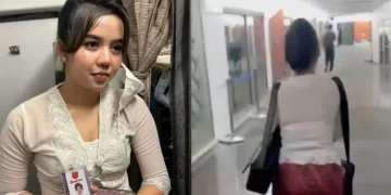 Penyamaran pramugari gadungan terbongkar di penerbangan Palembang Jakarta akibat perbedaan corak rok dan sikap mencurigakan. (Foto: BTV/Ai)