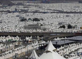 Pemerintah menargetkan kampung haji Indonesia di Makkah bisa digunakan pada musim Haji 2027. Proyek ini mencakup hotel dan kawasan terpadu bagi jemaah. (Foto: SindoNews)