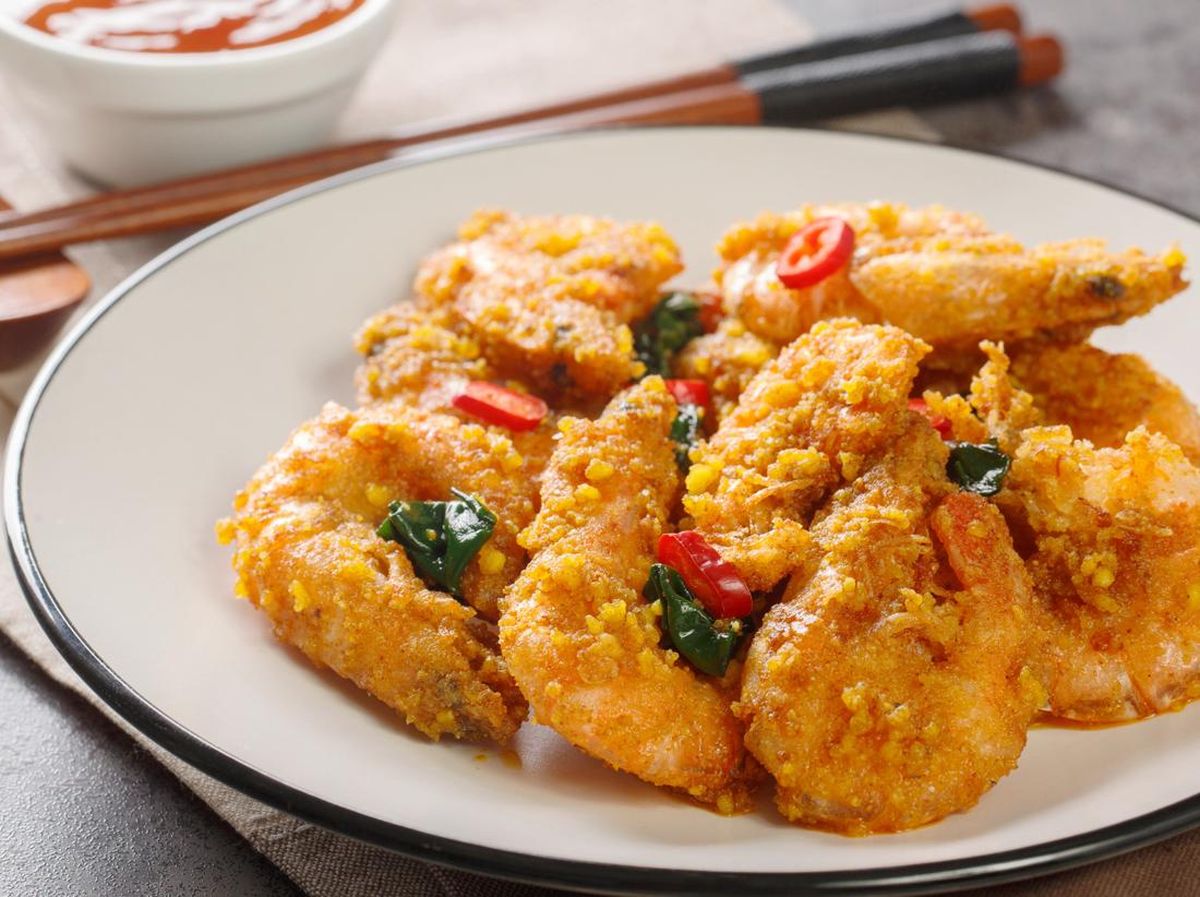 Udang Goreng Saus Telur Asin Creamy Gurih yang Bikin Nagih