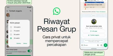 WhatsApp hadirkan fitur Riwayat Pesan Grup di Indonesia. Anggota baru kini bisa melihat chat lama hingga 100 pesan terakhir. (Foto: Istimewa)