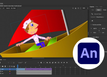 Adobe resmi akan menutup layanan Animate pada Maret 2026 seiring strategi perusahaan yang semakin fokus pada pengembangan AI. (Foto: Adobe Animate screenshot via Adobe Learn)