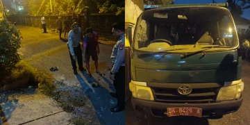 Seorang ayah di Denpasar tak sengaja menabrak anaknya sendiri hingga meninggal dunia. Simak kronologi lengkap kejadian tragis tersebut. (Foto: Bali Express/Istimewa)