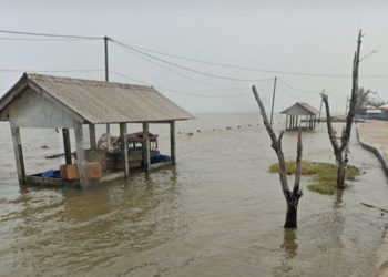 BMKG memperingatkan potensi banjir rob di sejumlah pesisir Indonesia pada 12-19 Februari akibat fase bulan baru dan pasang maksimum. (Foto: netralnews.com)
