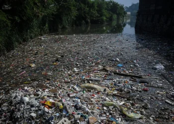 Menteri LH mendukung fatwa MUI yang mengharamkan buang sampah ke sungai dan laut. Pemerintah dorong perubahan perilaku dan pengelolaan dari hulu. (Foto: Antara)