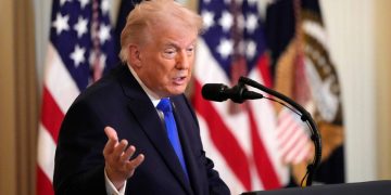 Bos kartel Meksiko El Mencho tewas dalam operasi militer di Jalisco. Donald Trump menyerukan Meksiko tingkatkan perang melawan kartel narkoba. (Foto: AP Photo/Alex Brandon)