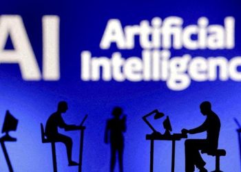 Riset terbaru menunjukkan AI memang mempercepat pekerjaan, namun justru membuat karyawan lebih stres dan kelelahan. (Foto: REUTERS/Dado Ruvic/Illustration/File Photo)