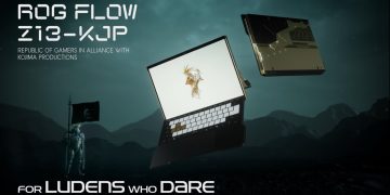 ASUS ROG rilis Flow Z13 KJP seharga Rp60 juta dengan AMD Ryzen AI Max dan RAM 128GB. Hanya 50 unit di Indonesia. (Foto: Asus Store Indonesia)