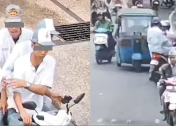 Aksi penyiraman air keras oleh pelajar di Cempaka Putih, Jakarta Pusat, viral dan kini tengah diselidiki polisi. (Foto: Tangkapan Layar Instagram)