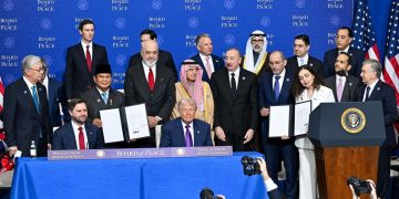 Dokumen Board of Peace mengungkap rencana pelucutan senjata Hamas di Gaza dalam delapan bulan dengan skema timbal balik bersama Israel. (Foto: ISTANA PRESIDEN RI/CAHYO)