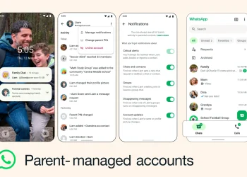 WhatsApp menyiapkan fitur baru yang memungkinkan orang tua memantau chat anak serta mengatur siapa yang bisa menghubungi akun mereka di platform pesan tersebut. (Foto: wabetainfo.com)