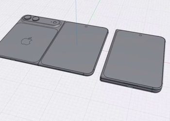 Bocoran desain iPhone Fold beredar di internet. Apple disebut sedang menyiapkan ponsel layar lipat yang akan menantang Samsung dan Google. (Foto: x.com/@MyAndroidCrunch)
