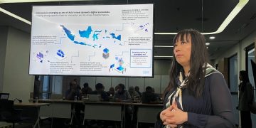 Pakar teknologi menilai talenta, kebijakan pemerintah, dan infrastruktur digital menjadi faktor penting dalam pengembangan AI di Indonesia. (Foto: Bloomberg Technoz)