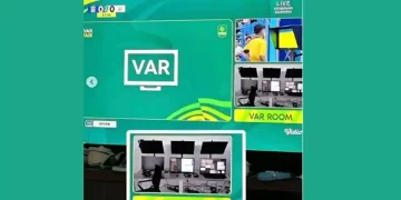 I.League klarifikasi video viral ruang VAR kosong saat laga Persiba vs PSS. Disebut hanya error tayangan, bukan gangguan sistem. (Foto: Instagram/balikpapanmedsos)