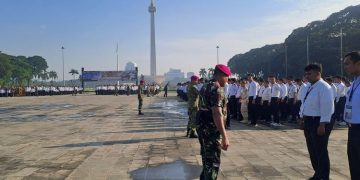 ASN peserta Komcad akan mendapat pelatihan dasar militer termasuk pengetahuan senjata dan latihan menembak terbatas. (Foto: KOMPAS.com/Fristin Intan Sulistyowati)