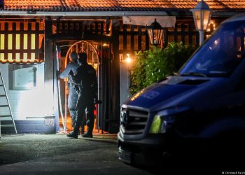 Polisi Jerman menggerebek Hells Angels di 28 kota. Aset jutaan euro disita dan puluhan tersangka diselidiki. (Foto: Christoph Reichwein/dpa/picture alliance)