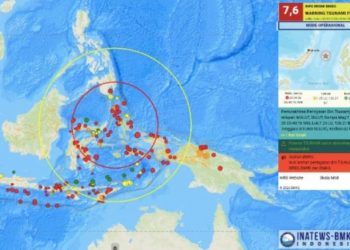 Gempa kuat di Bitung terasa hingga Ternate, sebabkan gereja dan rumah rusak. BNPB laporkan gempa susulan dan potensi tsunami kecil.