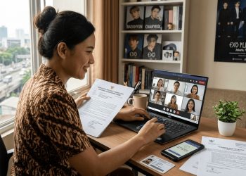ASN mulai WFH setiap Jumat. Pemerintah tetapkan aturan respons cepat dan sanksi tegas bagi pegawai yang tidak disiplin selama bekerja dari rumah. (Foto: Gemini AI)