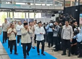 Prabowo resmikan pabrik bus listrik VKTR di Magelang dorong industri nasional dan target produksi mobil listrik massal 2028 (Foto: Tribunnews.com/Taufik Ismail)