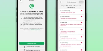 WhatsApp segera merilis fitur username yang memungkinkan chat tanpa nomor HP. Ini cara kerja dan aturan penggunaannya. (Foto: wabetainfo.com)