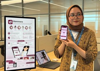 Aplikasi Mammora membantu perempuan melakukan SADARI untuk deteksi dini kanker payudara secara mandiri dan terjadwal. (Foto: uzone.id)