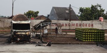 Korban kebakaran SPBE Cimuning Bekasi bertambah jadi 22 orang dengan beberapa korban meninggal dunia menurut data terbaru (Foto: Bloomberg Technoz)